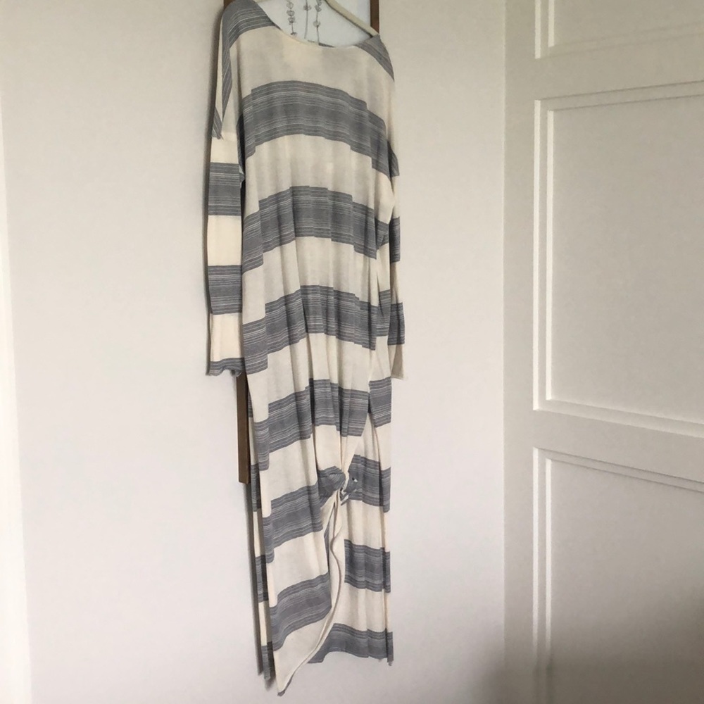 Free people beach striped maxi